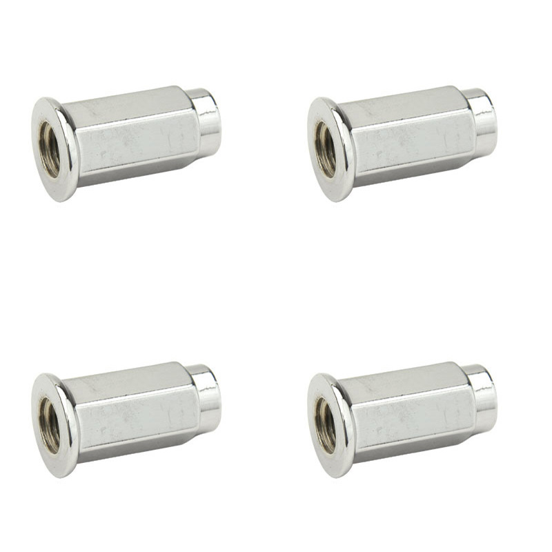 (4 Pack) ITP Flat Base Chrome Lug Nut#mpn_